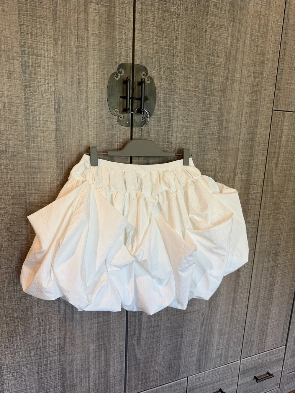 Zara Collection‎ White Balloon Mini Skirt